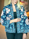 Blue Suzani Denim Jacket
