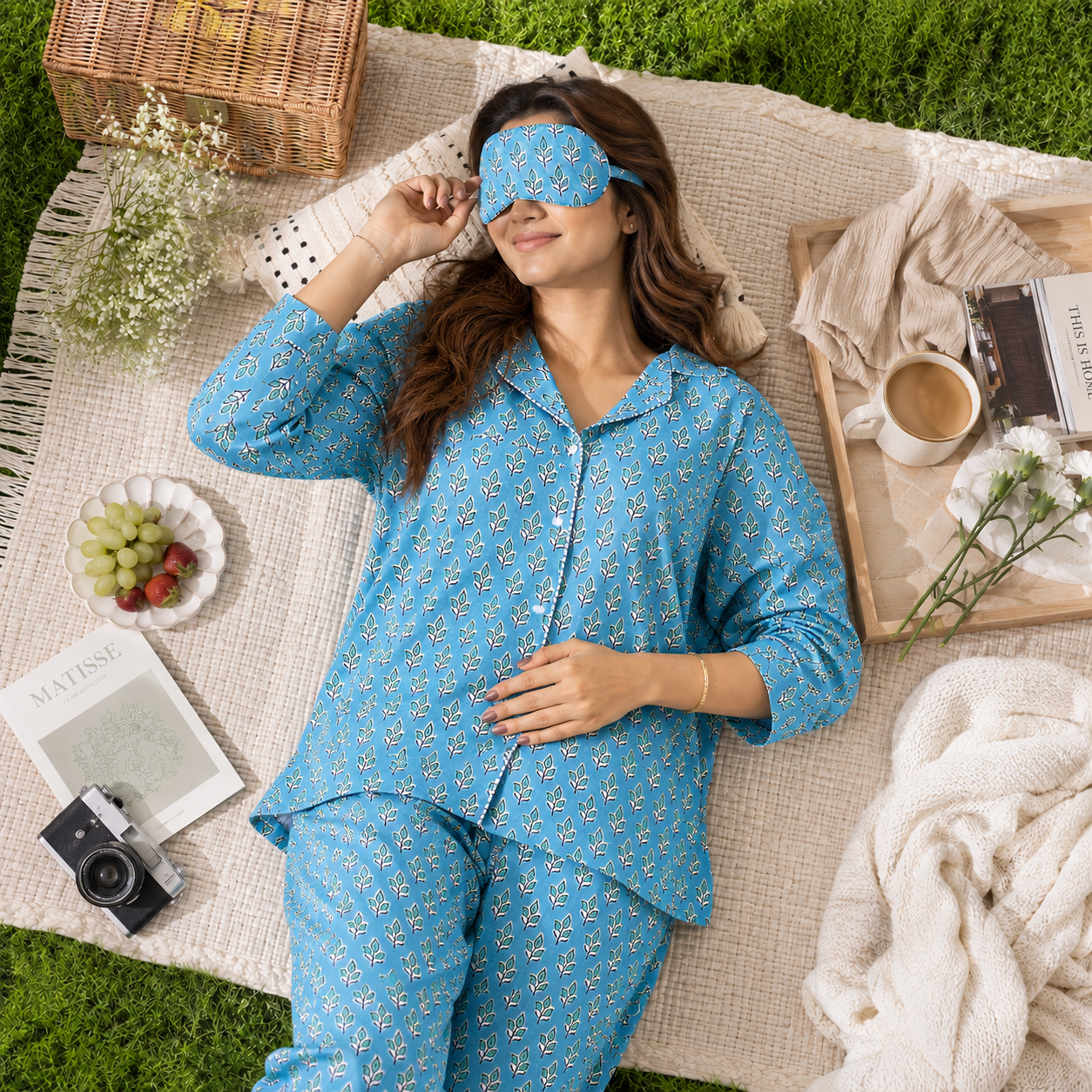 Blue Pajama Set