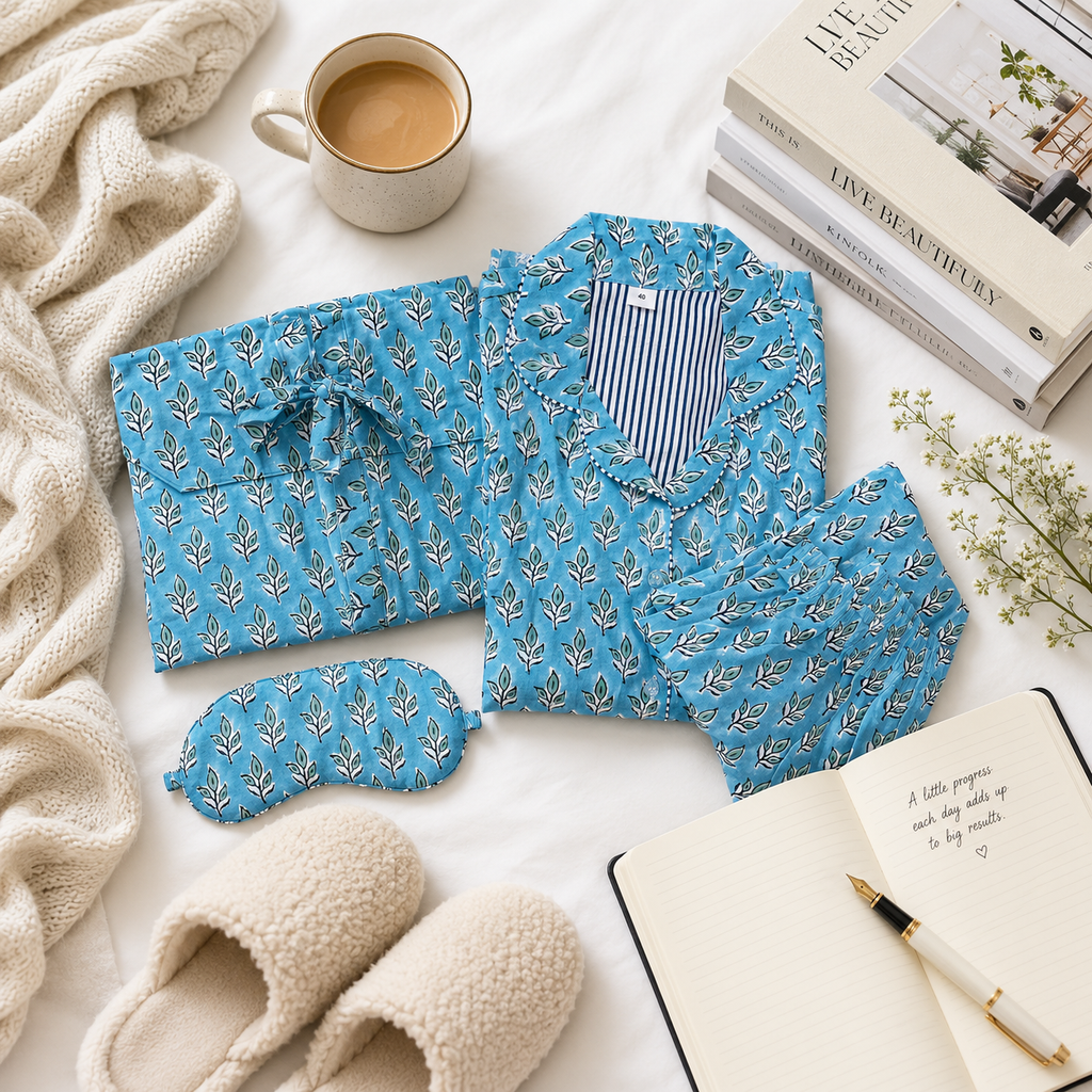 Blue Pajama Set
